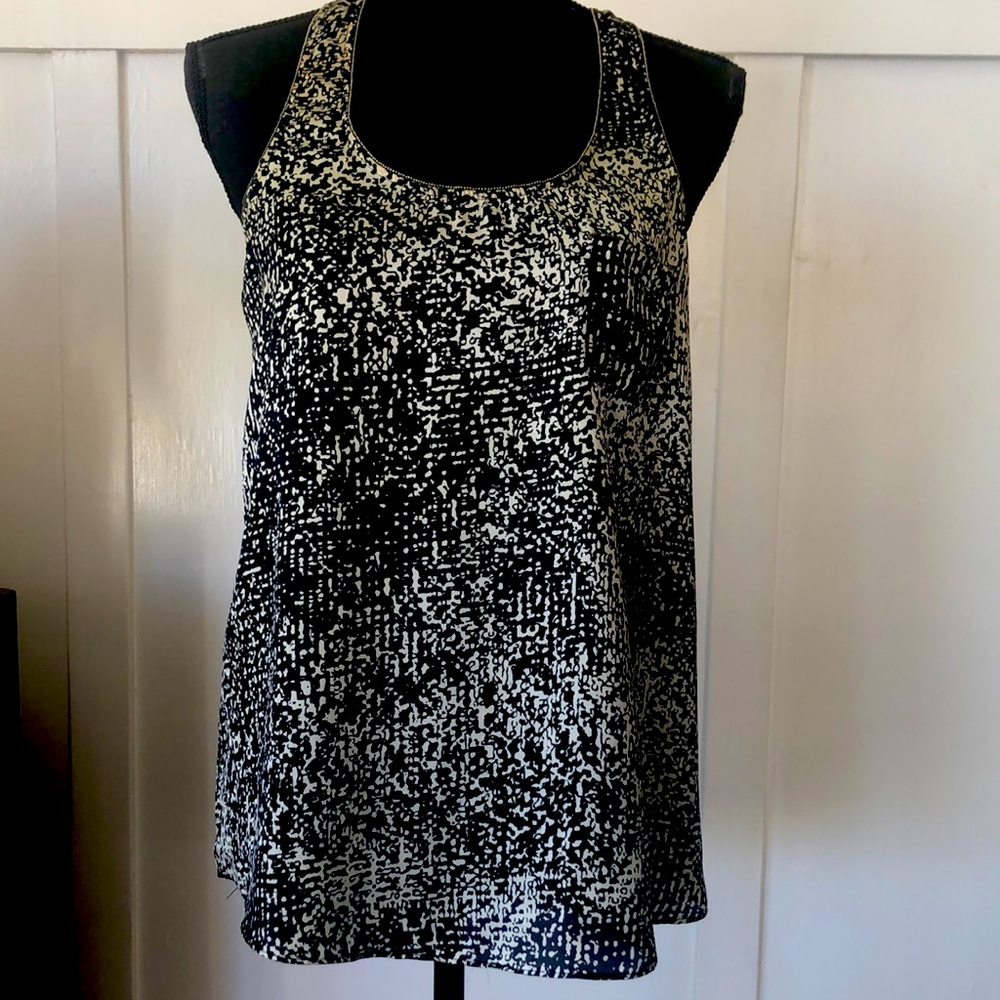 Aqua by Bloomingdale’s - Women’s Sleeveless Racerback Printed Top Size M